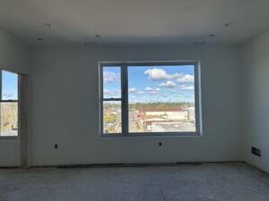 Sawmill Lofts view from unit October 2025