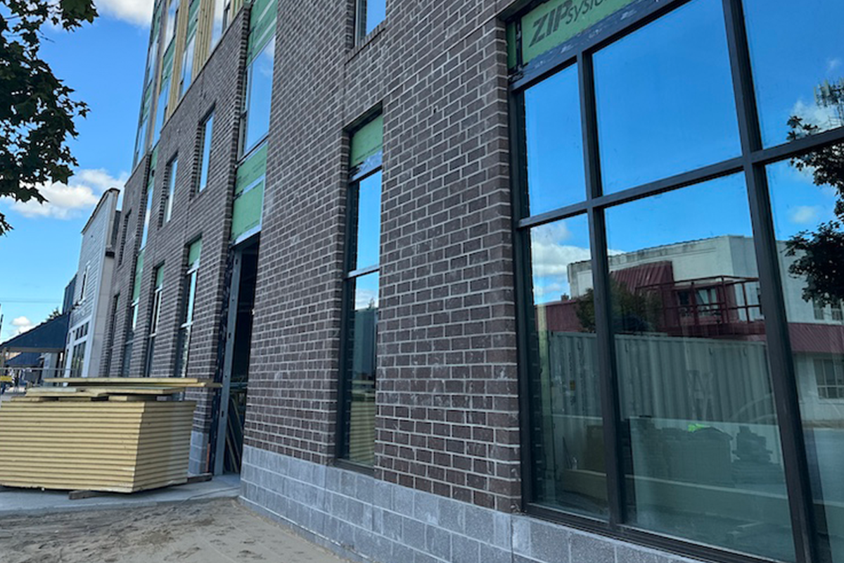 Sawmill Lofts construction October 2025