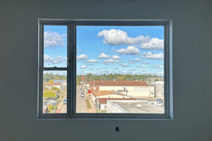 Sawmill Lofts construction from unit September 2025