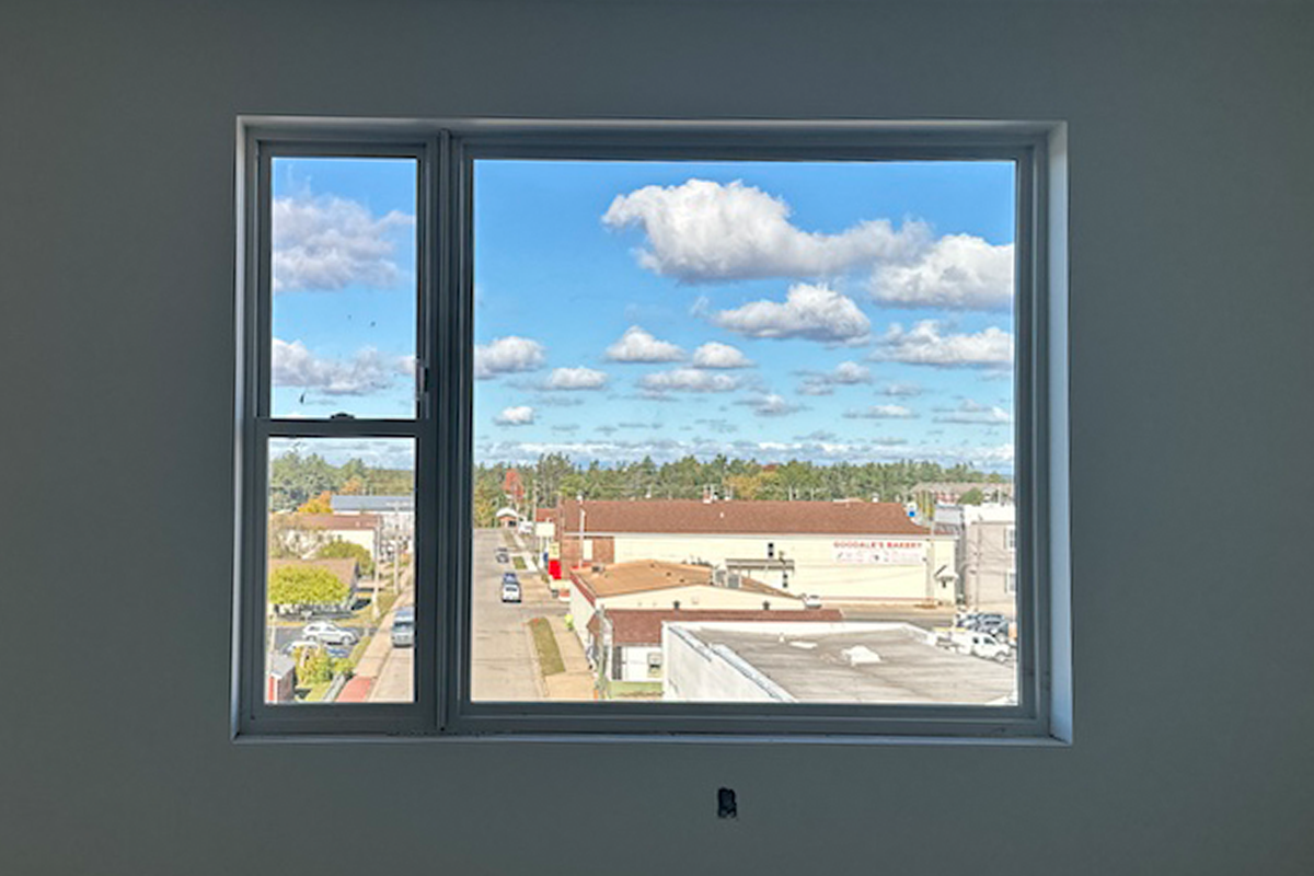 Sawmill Lofts construction from unit September 2025